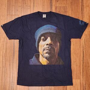 Crooks & Castles Snoop Dogg Blue Beanie Men's L Crewneck T-Shirt
